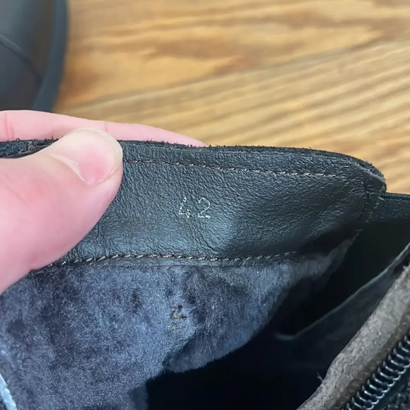 Baldinini Fur Line Extralight Leather Boot Black Men’s EU 42 US 9.5 - Picture 13 of 13